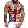 Man Tank Tops 3D Design Printing Vest Summer Fashion And Leisure