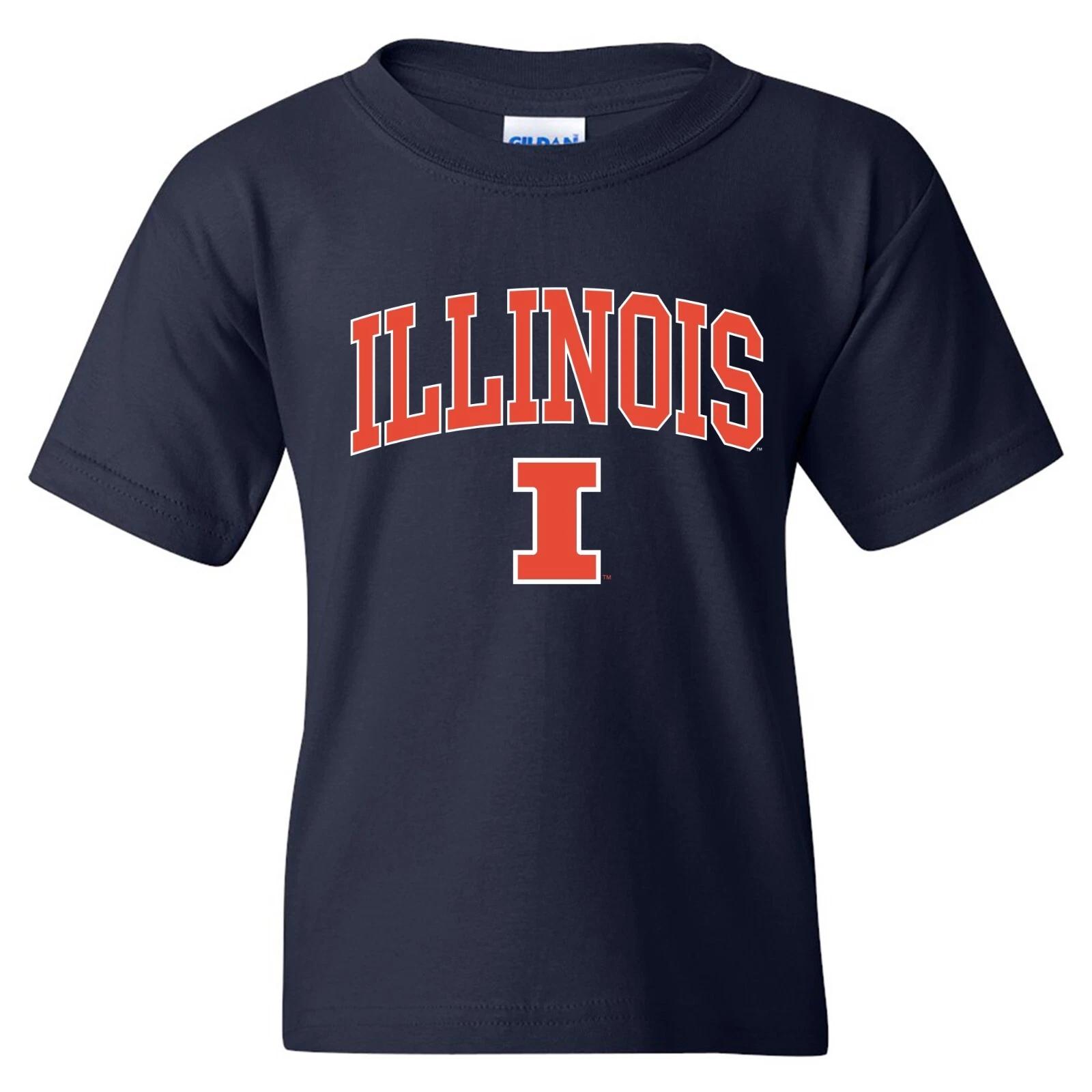 Illinois Fighting Illini Arch Logo Youth T-Shirt XL