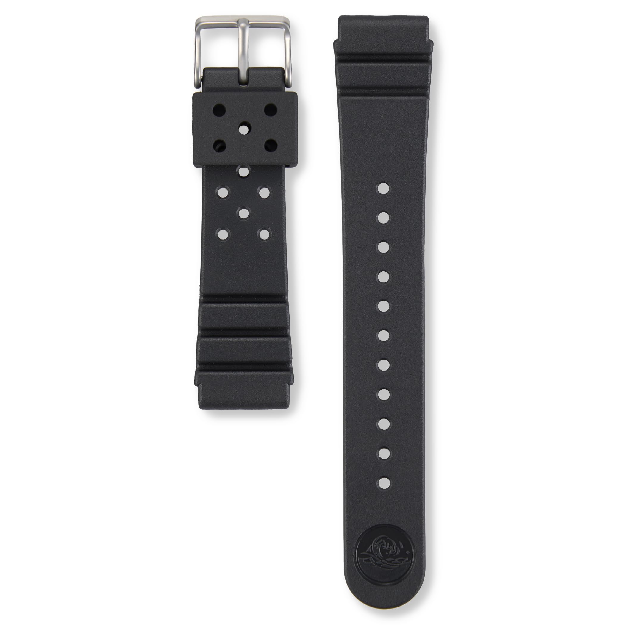 Seiko Watch Replacement Genuine Lug Width Buckle Width DAL1BP [Seiko Watch] Band, Urethane, 22mm, 20mm, Black, Men s чёрный