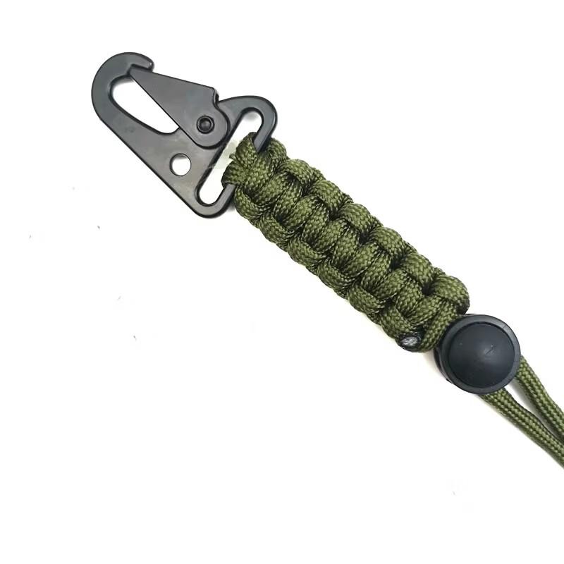 Brangdy Paracord Survival Carabiner Keychain