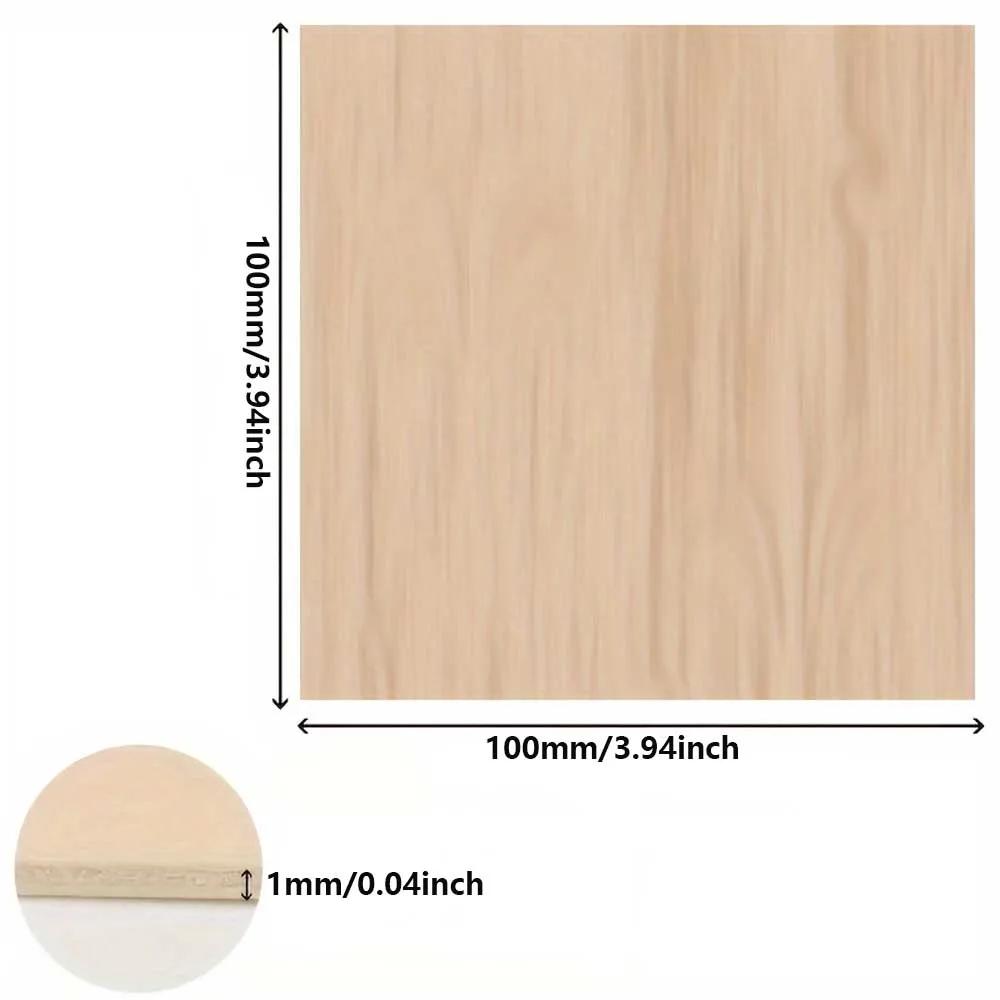 

5-20 шт. Листы бальзы для моделирования, Листы бальзы фанерные разных размеров и толщины, Легко режутся для поделок своими руками 5pcs