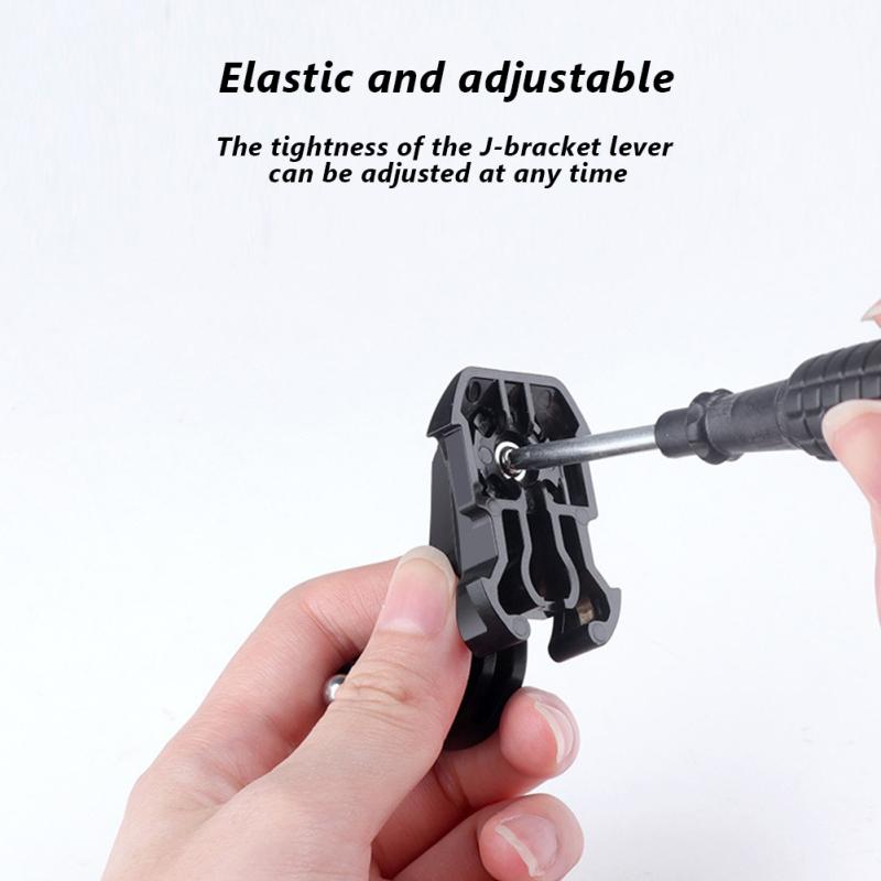 Motorcycle Helmet Chin Stand Mount Holder 360 Degree Rotation Bracket Compatible For Gopro10/9 Dji