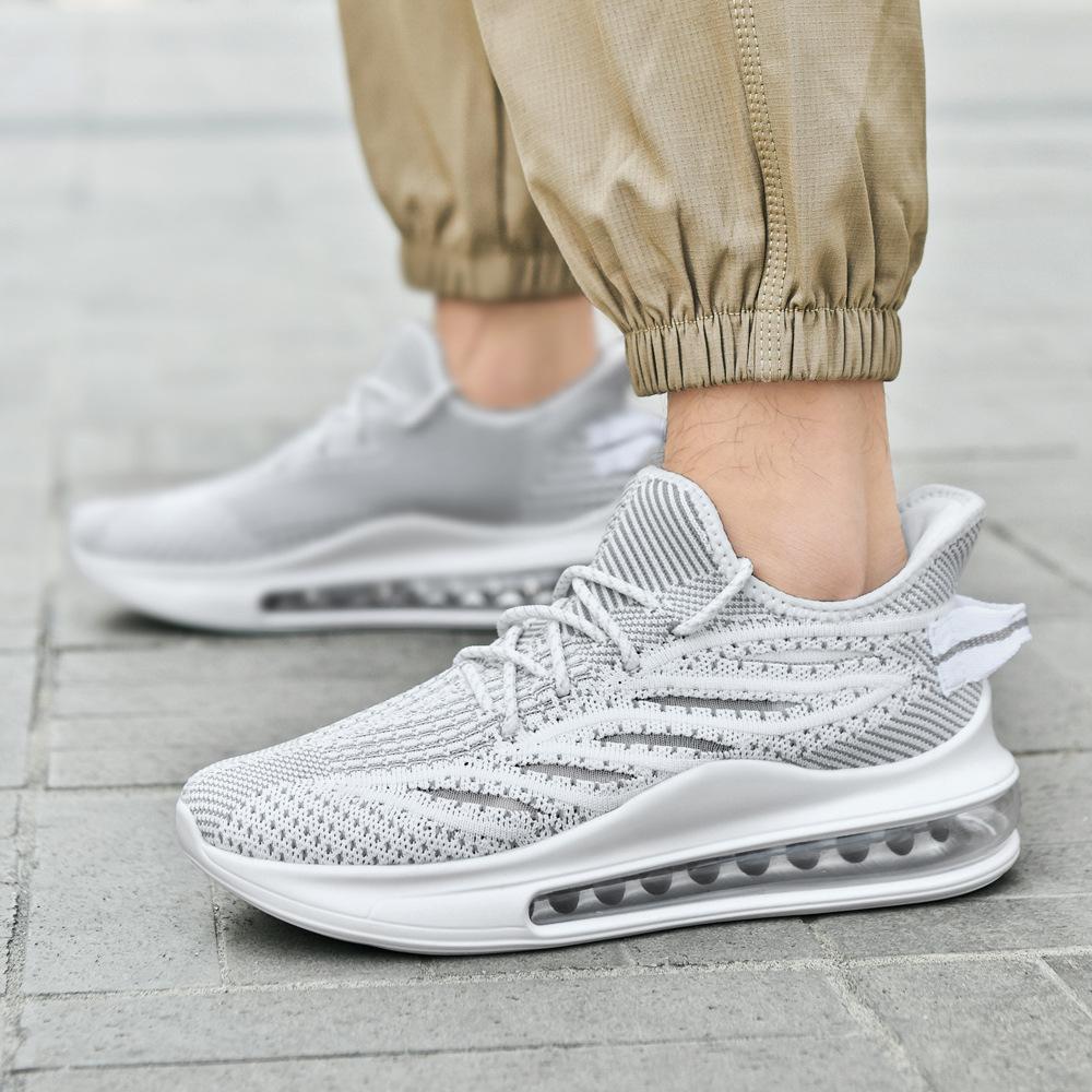 Large Size Breathable Mesh Full Palm Air Cushion Sports and Leisure Shoes Comfortable Cushioning Running Shoes