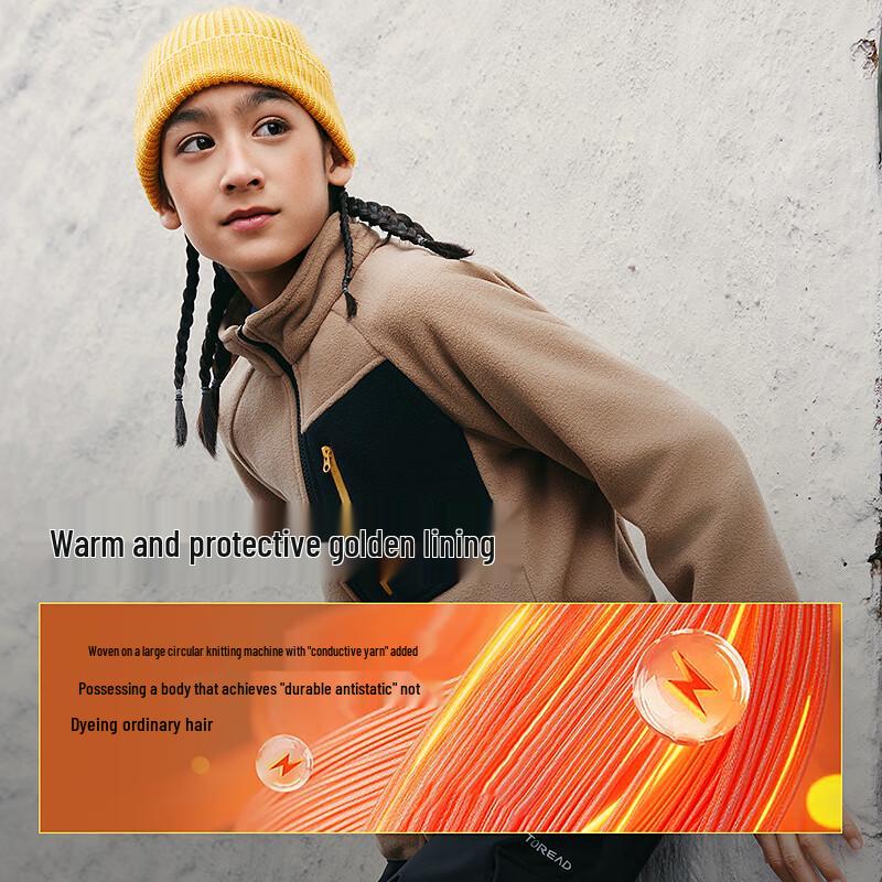 TOREAD Kids' 3-in-1 Functional Fleece-Lined Jacket