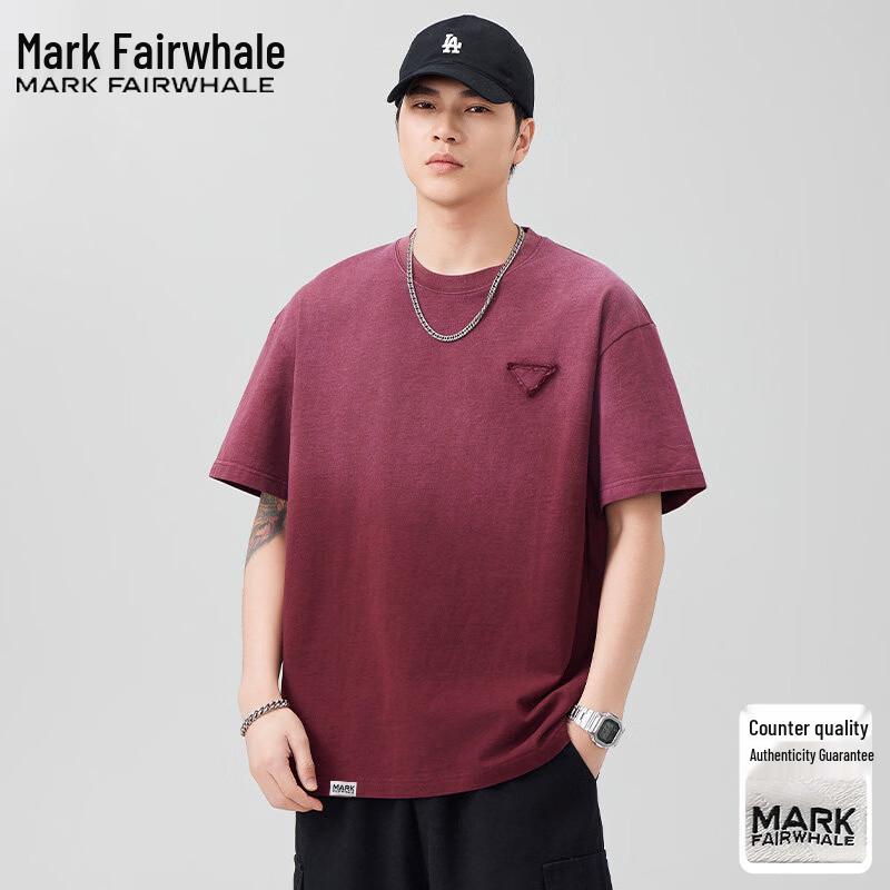 Marc Fairwell Men s Gradient Loose Short Sleeve T-Shirt 2XL
