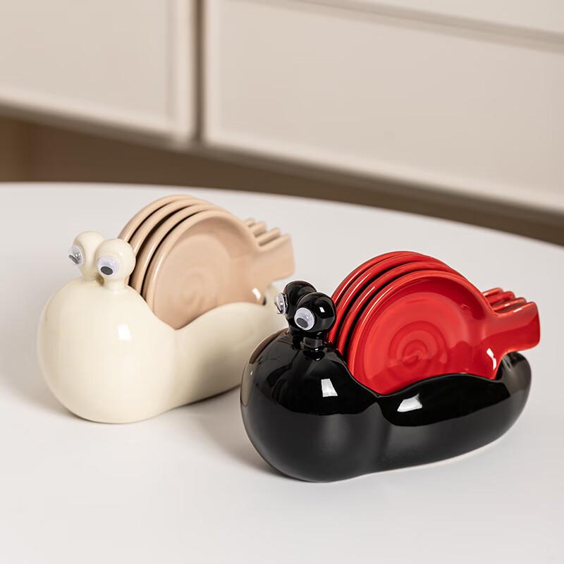 Ceramic Snail Sauce Dish