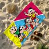 Comic M-Monica and Friends Towel Beach Yoga Gym Lightweight Portable For Swimming Shower Travel Sports Accessories Sandproof