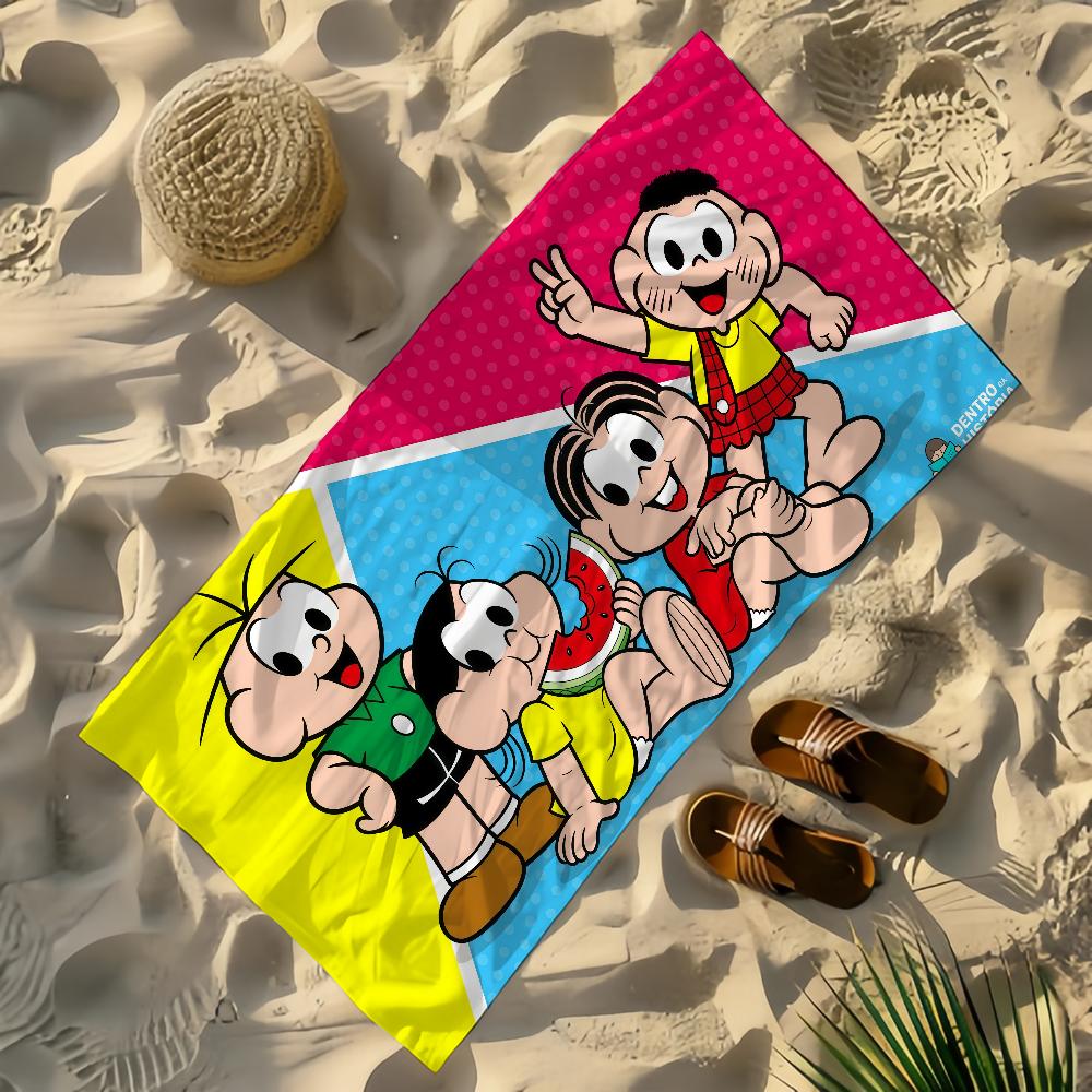 Comic M-Monica and Friends Towel Beach Yoga Gym Lightweight Portable For Swimming Shower Travel Sports Accessories Sandproof