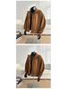 American Retro Men's Oversized Pilot Jacket - Trendy Spring/Autumn Stand Collar Baseball Style