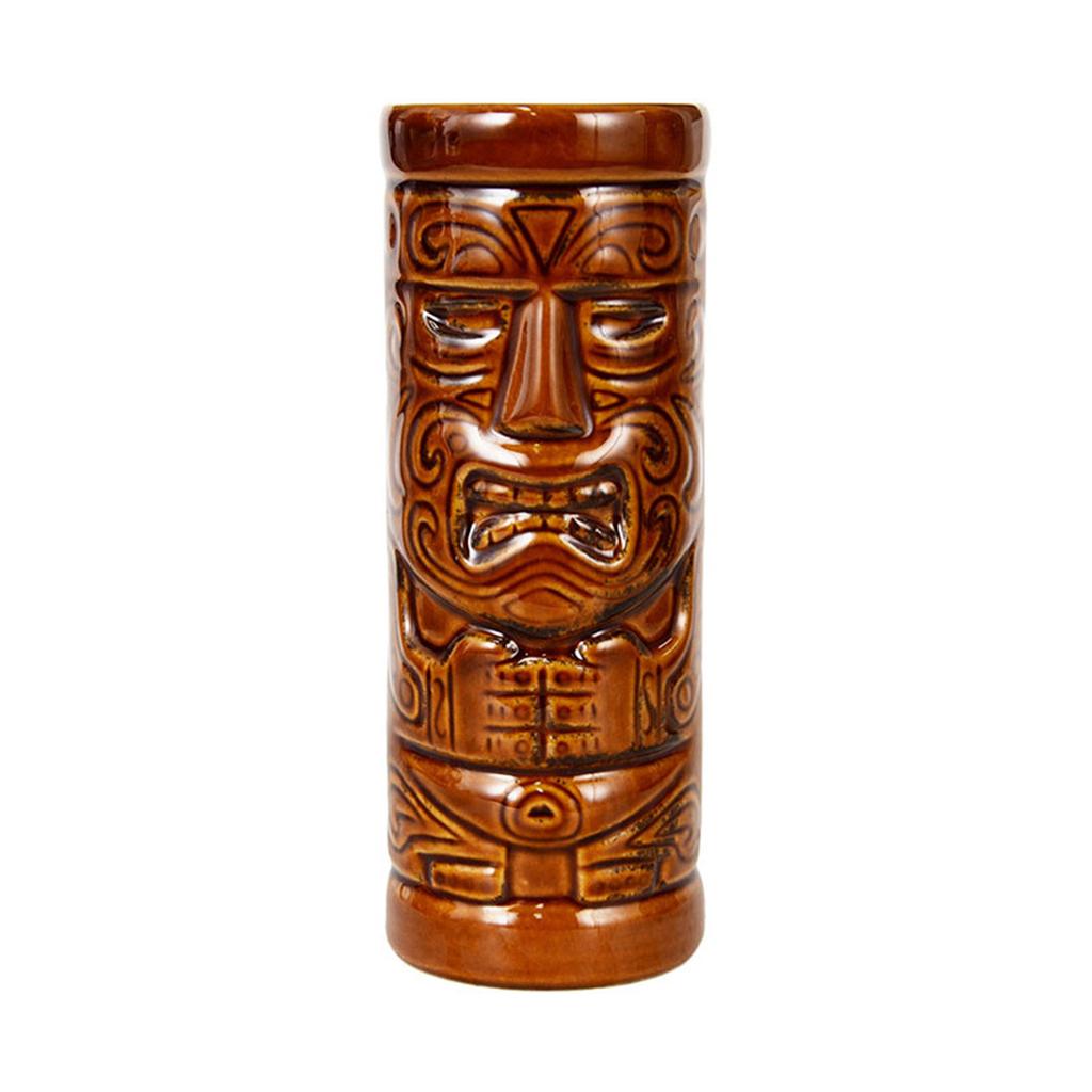 Hawaiianische Cocktailbecher Kreativer Stil Keramiktasse Biergetränk Tiki-Tasse Weinglas Barwerkzeuge Hausbar Party Trinkgeschirr Becher