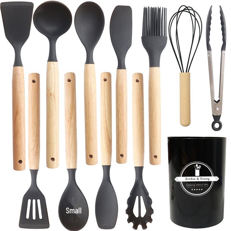 

12-Piece Non-Stick Food-Grade Silicone Kitchenware & Spatula Set in Stock