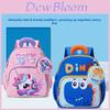 Childrens Cartoon Dinosaur And Unicorn Backpack With Breathable Nylon For Kindergarten Kids