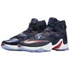 Nike Lebron 13 EP Comfortable Soft Non-Slip Durable High-Top Basketball Shoes Men Sneaker Navy-Blue 807220-461