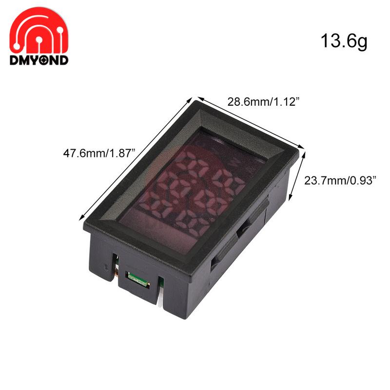 M430 DC 4-30V voltage current power meter 10A 50A 100A LED Digital Voltmeter Ammeter Current Meter Volt Tester Monitor Panel