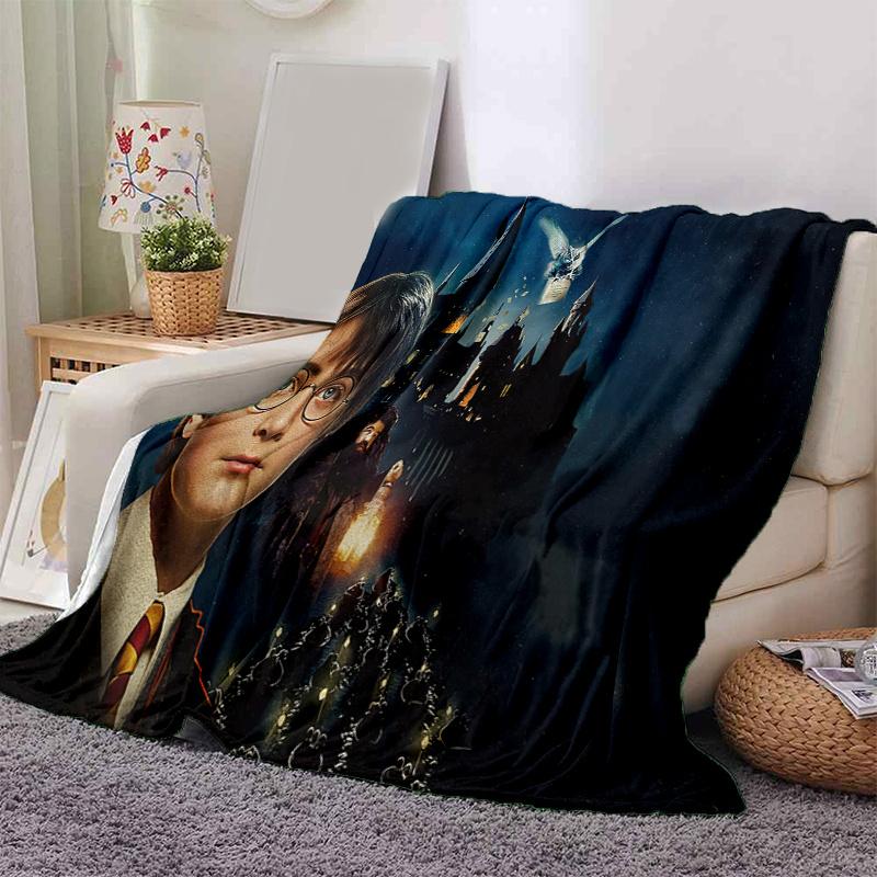 

Harry Potter Hogwarts Adventure Poster PrintPrint Blanket, Soft Blanket For Sofa Office Bed And Travelling Daughter Birthday Gift esj142 130cm×150cm（50in×60in）