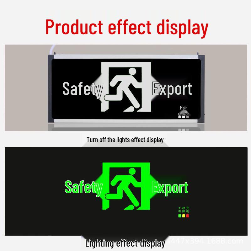 LED Emergency Exit Signs & Lights for Fire Evacuation