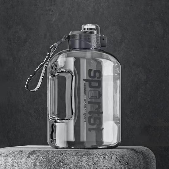 1.7/2.7L Sports Water Bottle with Straw Large Capacity Leakproof Portable Lightweight Outdoor Cycling Gym Fitness Travel Drinking Cup