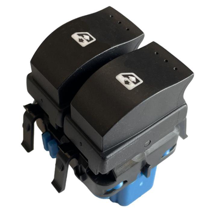 Partsline Left Front Window Lifter Button Switch for Clio II Laguna II Scénic II Trafic II - Ref 8200107772