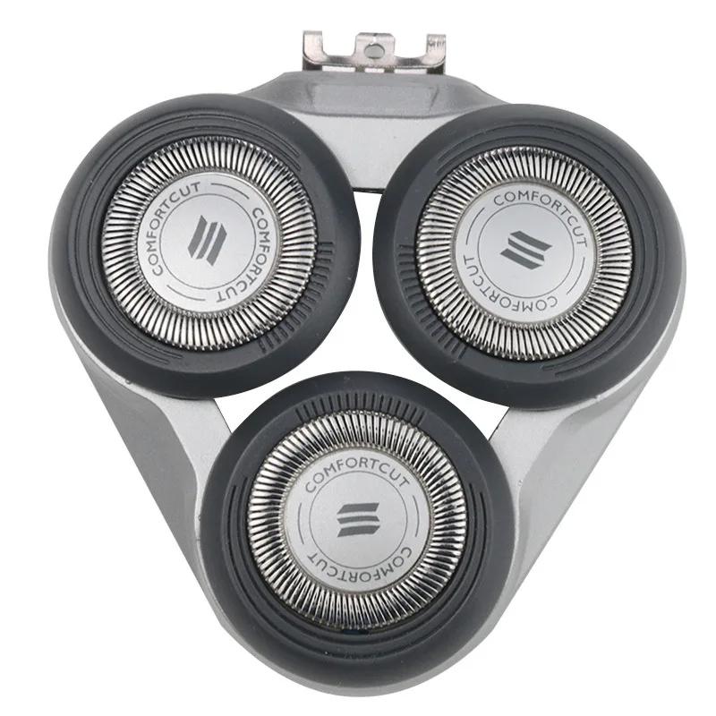 

Для Philips Замінна головка для гоління для S5000 S5370 S5571 S5420 S5140 S5078 S5077 S5050 S5082 S5380 S5400 Миюча срібний