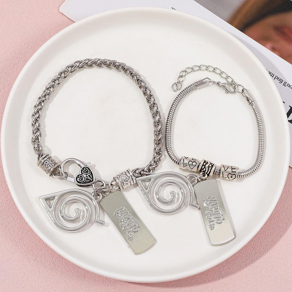 Naruto Akatsuki Symbol Legierungsarmband Für Anime-Fans Schmuck Geschenk