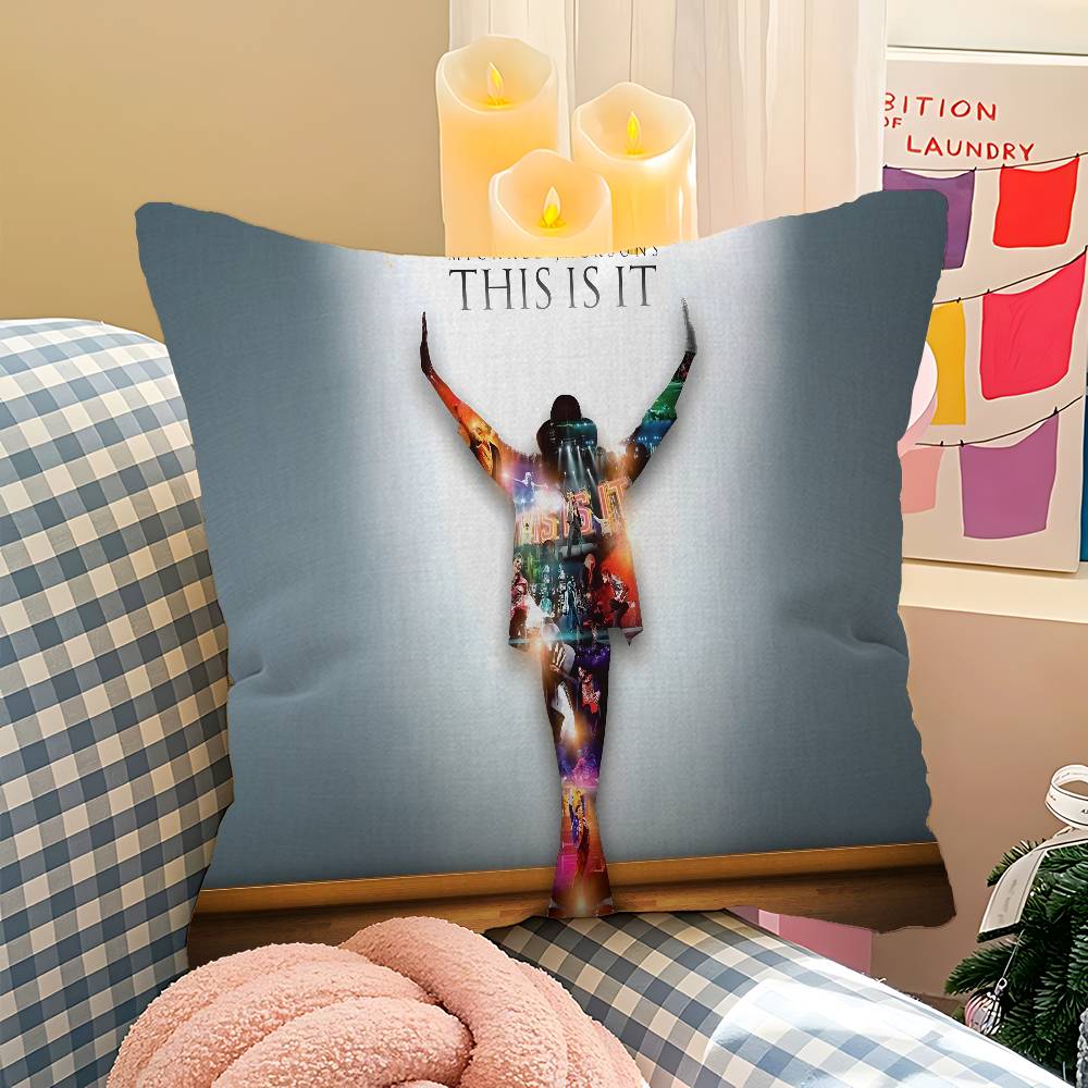 Famous Singer MMichael JJackson pillow cover sofa cushion cover home room decoration children gift