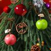 Shatterproof Foam Fruit Festival Tree Decorations Realistic Snake Fruit Christmas Tree Hanging Ornament For Bag Charm