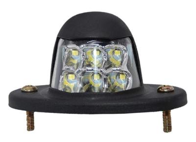 Mikan 24V 6 LED License Light Set of 2 Truck Trailer Large Vehicle Agricultural