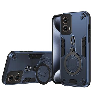 Puzdro pre Motorola Moto G85 5G G 85 Držiak do auta Magnetický držiak Silikónový Pevný brnenie Nárazuvzdorný kryt telefónu MotorolaMotoG85 XT2427-3
