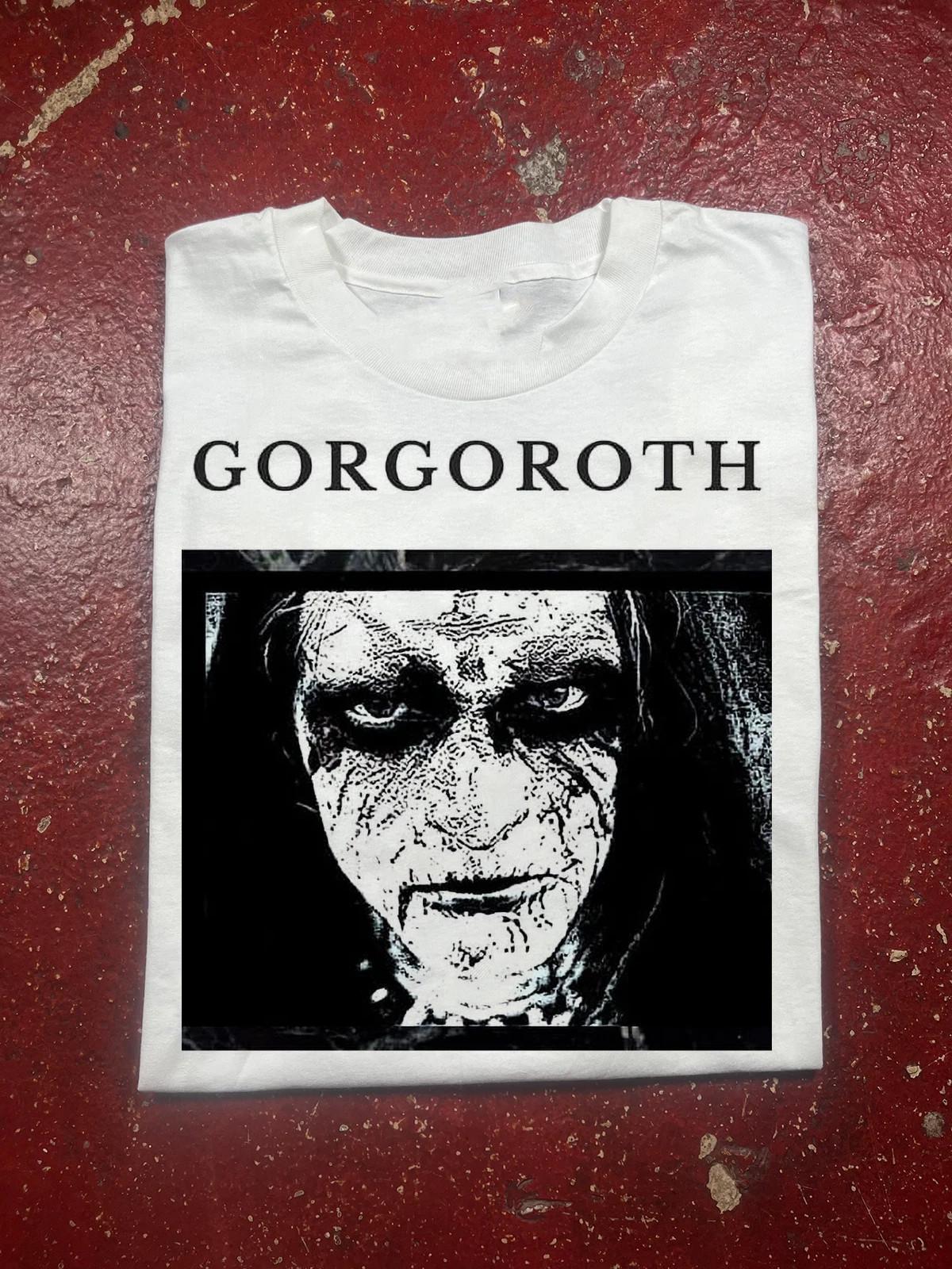 NEW Gorgoroth Band Album For Fans Heavy Cotton White T Shirt S-5XL BT636 M