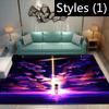 Electric High Nordic Living Room Sofa Coffee Table Carpet Bedroom Interior Simple Abstract Art Modern Carpet Floor Mat