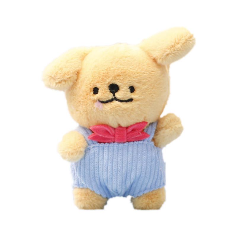 Dog Keychain Maltese Plush Toy Animal Doll Cartoon Decoration Gifts Pendant