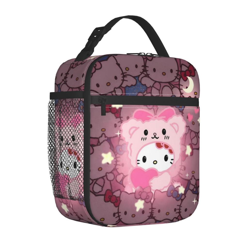 Cartoon Animation Picnic Bag, Primary And Secondary School Students Lunch Bag, Large-Capacity Handbag