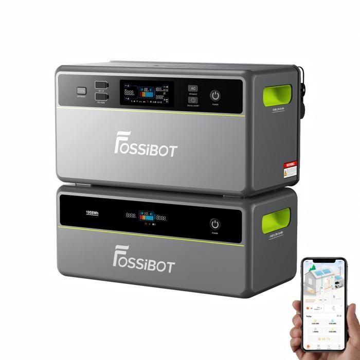Balkónová elektráreň - FOSSiBOT - FBP1200 - 3916Wh - Batéria LiFePO4 rozšíriteľná, Balkón/Kemping/Obytný automobil