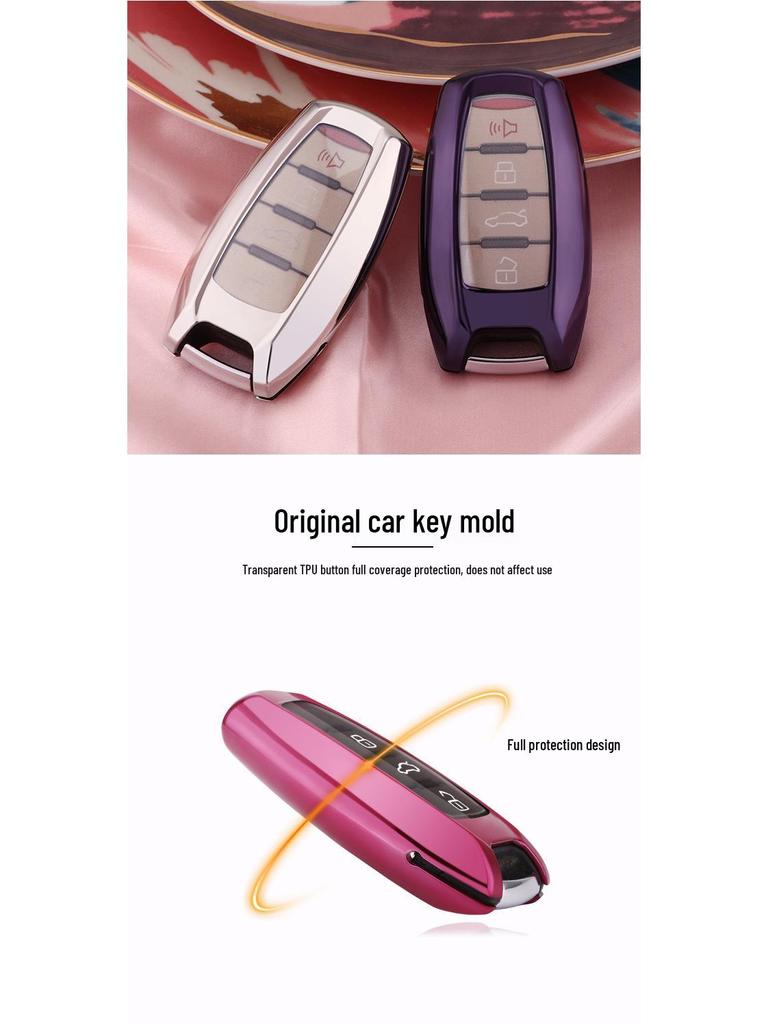 KAKTUS Key Case for Great Wall Haval H6 Coupe, H2S, M6F5, H4, F7X, and Sports Models