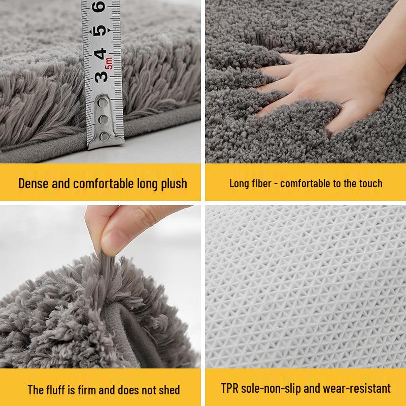 Non-slip Bathroom Door Mats: Quick-Drying, Absorbent Floor and Toilet Carpets