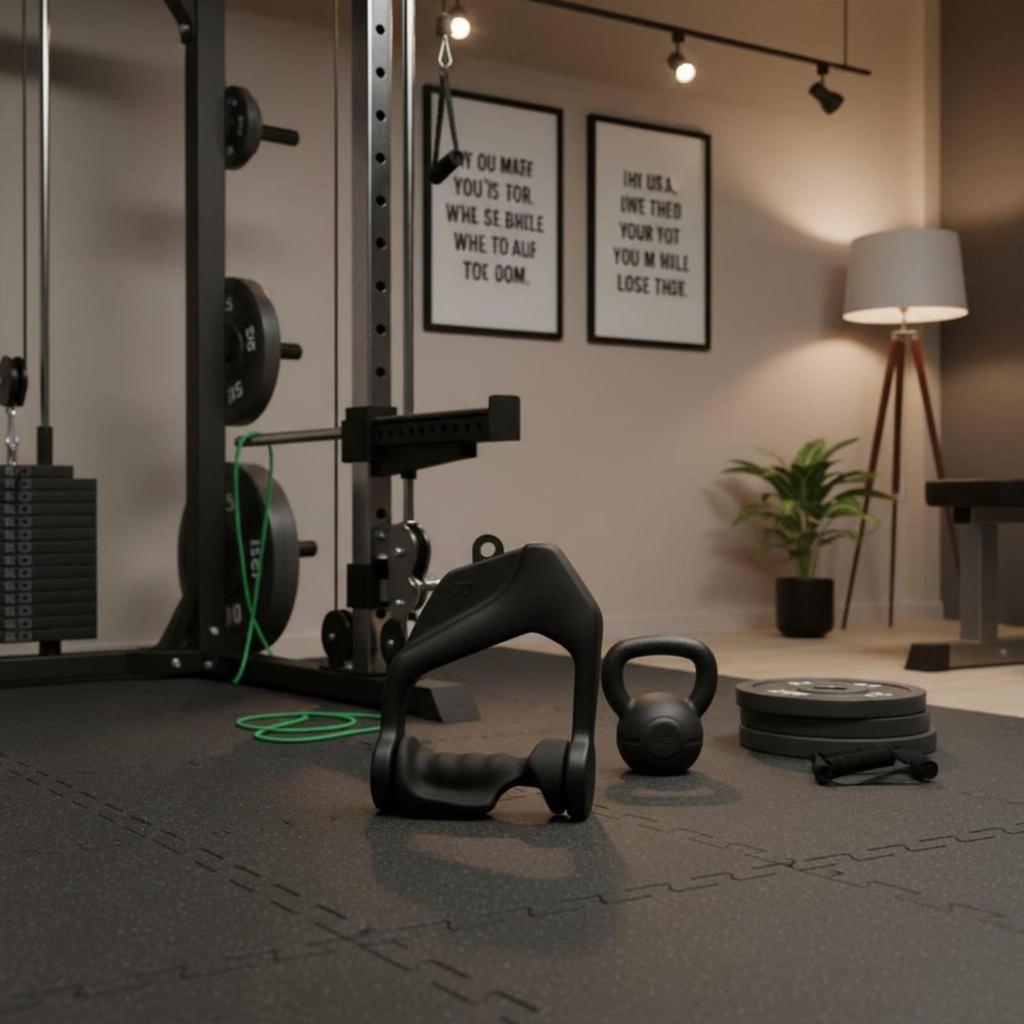 Neutral Grip Pulldown Bar Versatile Row Attachment Non-Slip