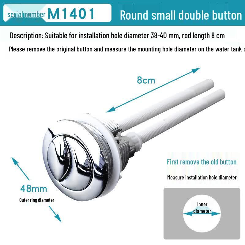 YouShu Dual Flush Toilet Tank Button