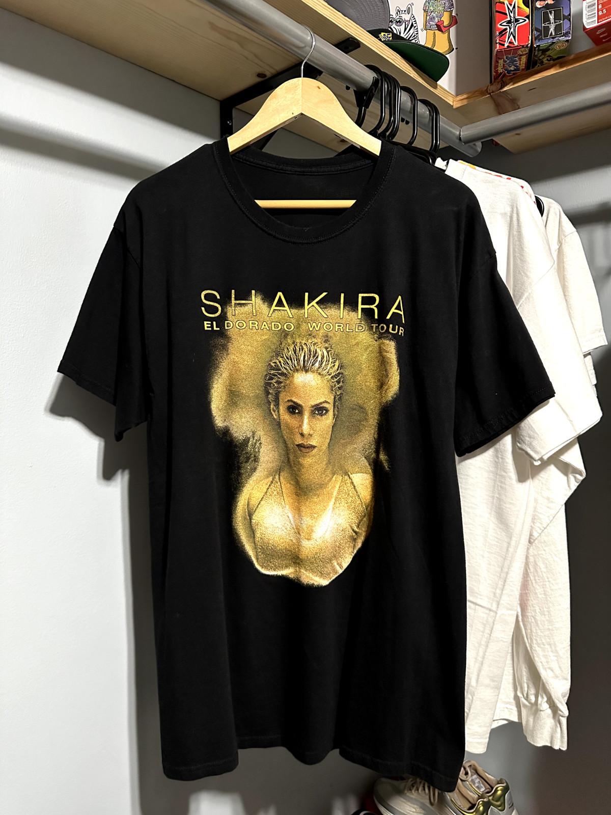 Shakira El Dorado World Tour T-Shirt Concert Graphic Band Tee Shirt S-5XL M