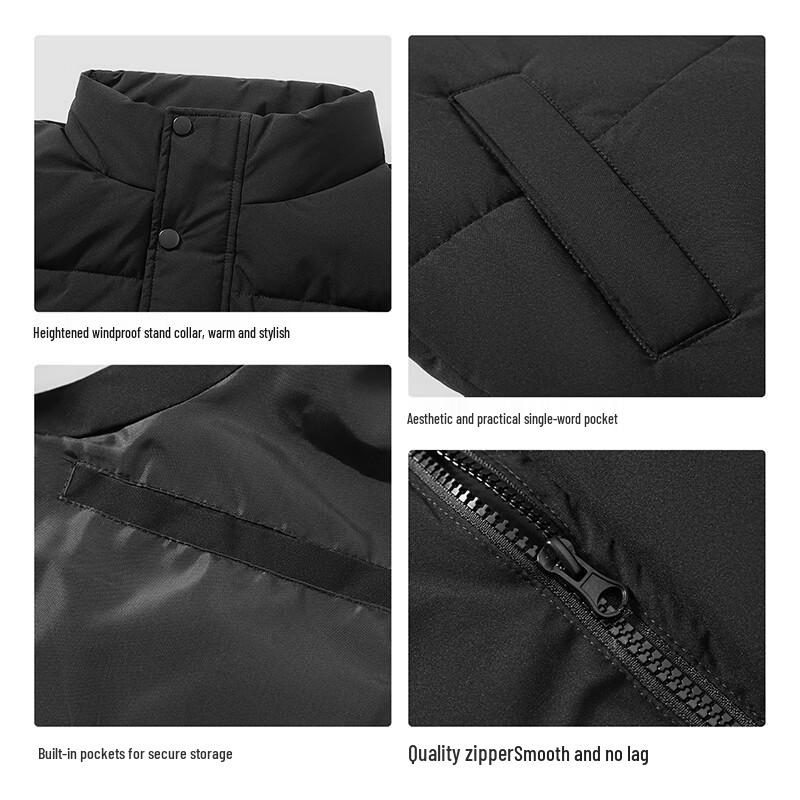 Warrior Casual Stand-Collar Padded Vest