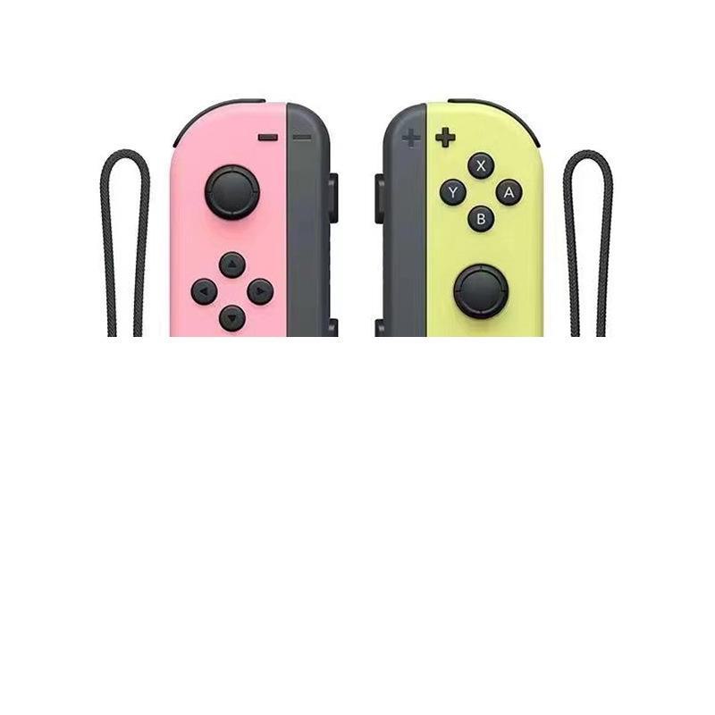 NS Switch JoyCon Bluetooth Controller with Left/Right Handles, Remote Wake-Up, and Hand Strap