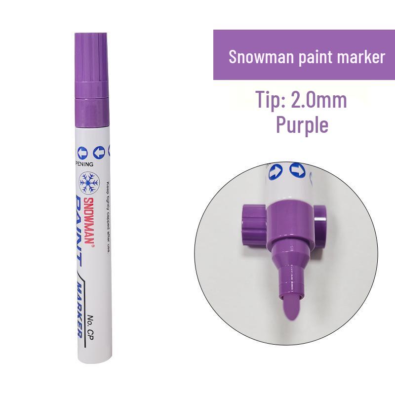 Japan Yeti Waterproof Alcohol-Resistant Paint Marker, 1.5-3mm, Fade-Proof, Low Halogen