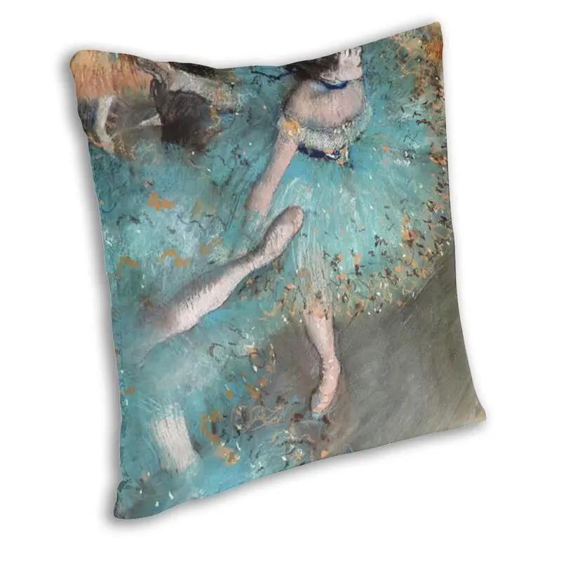 Edgar Degas Ballerina On Pointe Dancer Cushion Cover Impressionism Artist Oil Painting Throw Pillow Case Home Decor Pillowcase