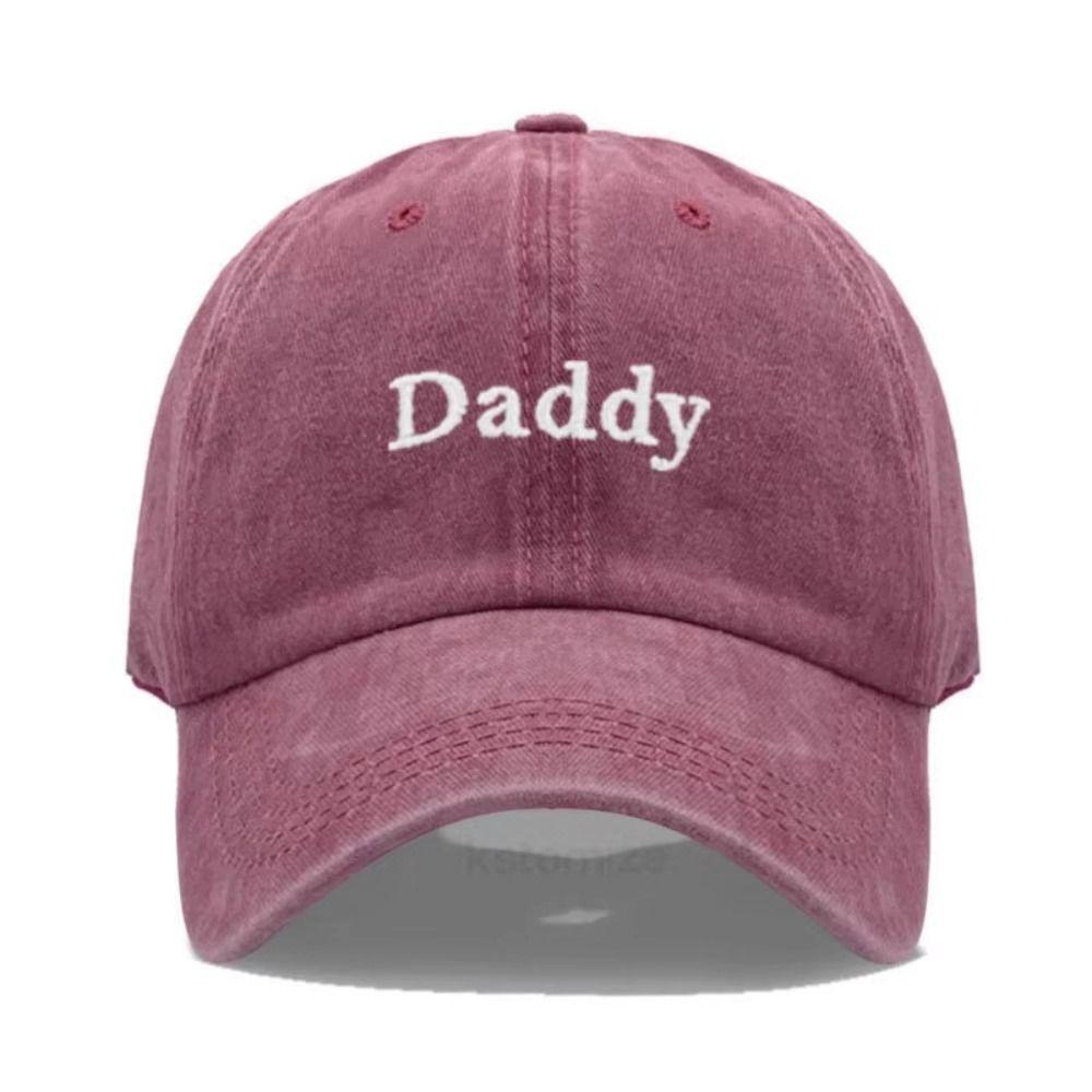 Adjustable Daddy & Mommy Baseball Cap Letter Embroidered Dad Hats  For Man Women