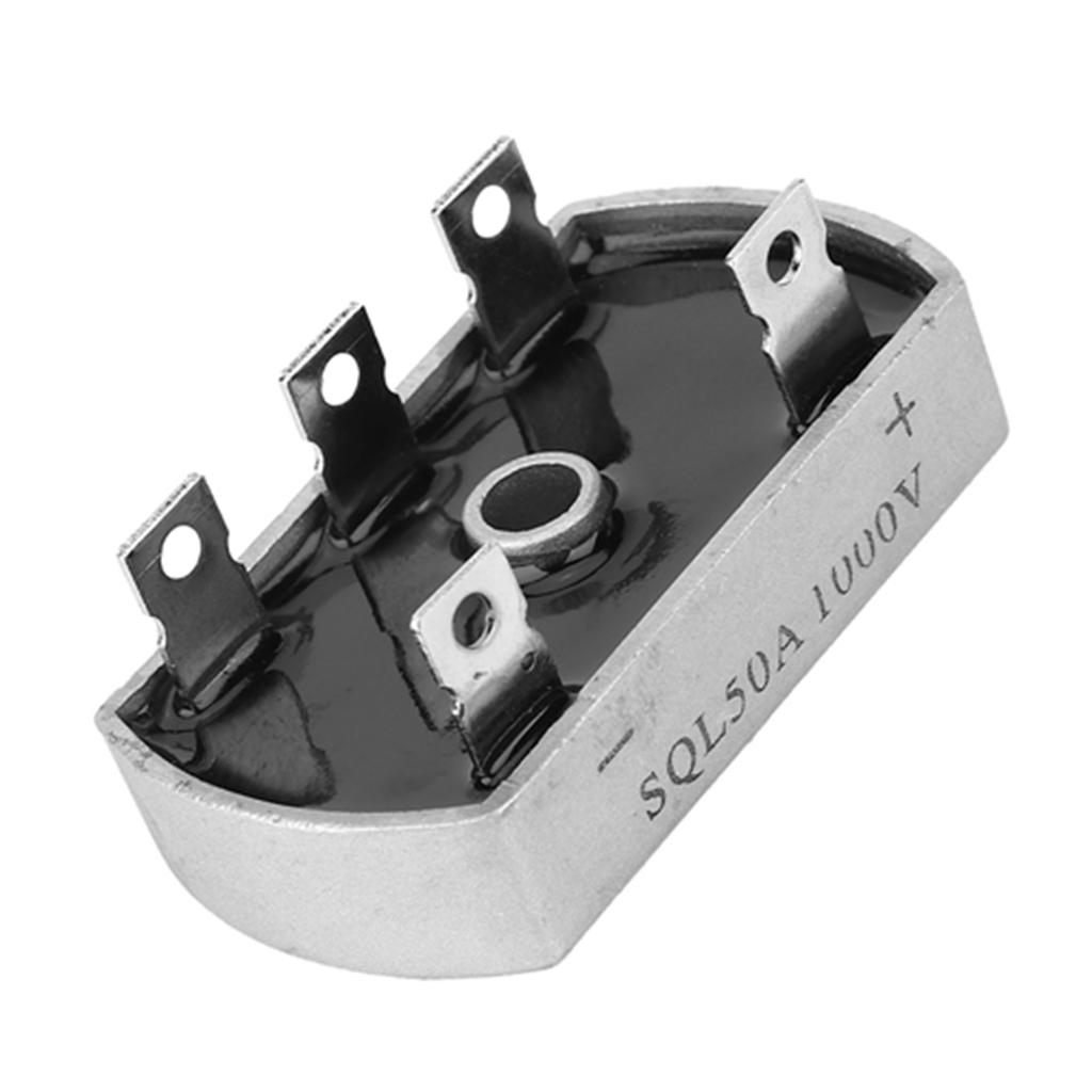 4 Pcs Rectifier Bridge SQL50A 1000V 3-Phase Low Frequency Rectifier Bridge Pack