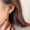 Gold Brushed Small Sugar Cube Stud Earrings for Women 2025 New Arrival Best Selling Accessible Luxury Fancy Dignified Generous Style Unique Earrings