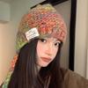 Cute Baotou Woolen Hat for Women Large Head Circumference  Fashionable  Versatile  Warm  Sweet  and Showy Small Knitted Hat