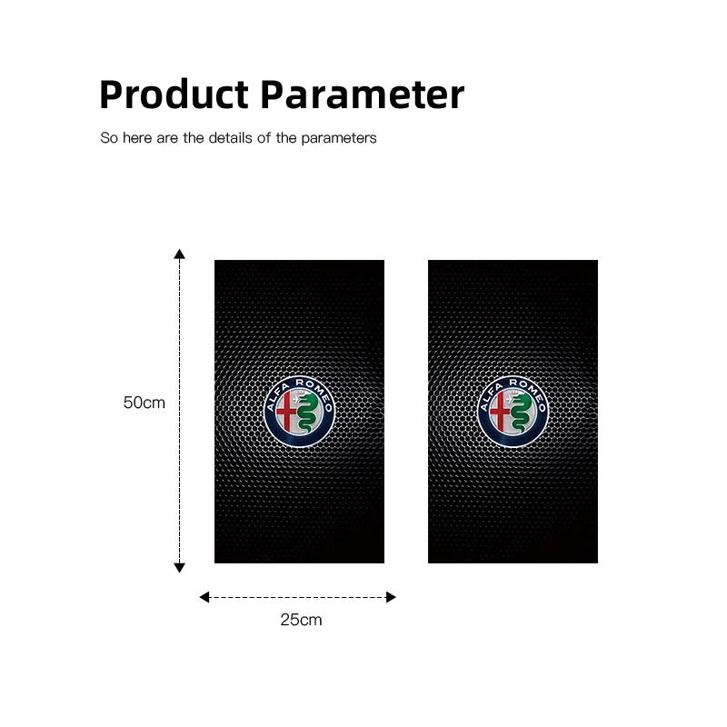 Car Stickers For Alfa Romeo Car Stickers B-Pillar Center Column Decoration Cover Decals Auto Accessorie For Alfa Romeo 4C 159 16