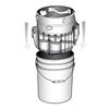 Storage Bag Car Wash Bucket Carrier With Mesh Bag 5 Gallon Cleaning Bucket For Cars, Gardening And Fishing Tool-B61B