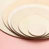 3/5/10pcs Round Unfinished Wood Pieces Wood Circles Blank Plaque for DIY Pyrography Projects Games Scrapbooking Building Model