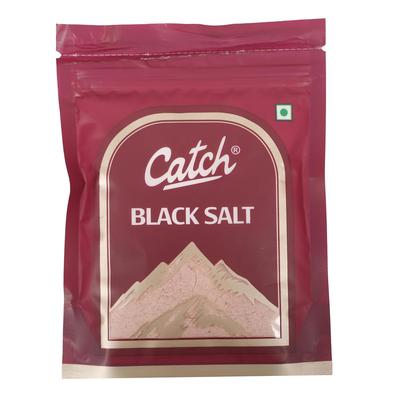Catch Black Salt 200 Gm Pack of 1 Fine Kala Namak for Salads, Fruit Chaat, Curd, and Snacks Flavor Enhancer